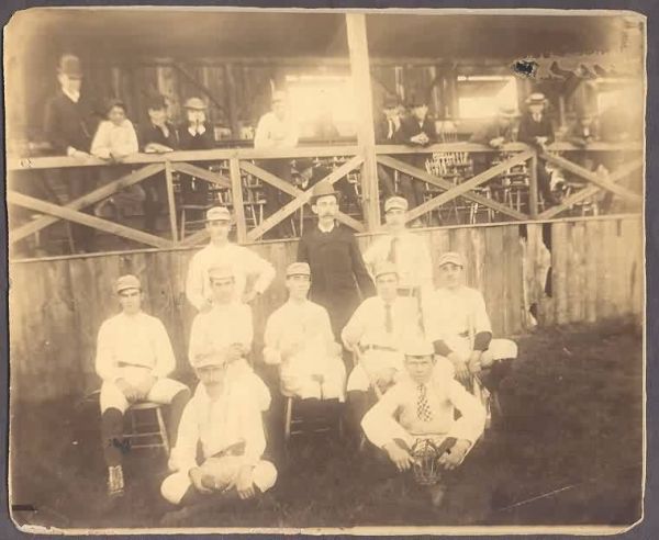 1800s Baseball Team Cabinet 1